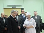 Полпред ознакомился с ходом реконструкции Красноярского краевого клинического онкологического диспансера имени  А.И.Крыжановского