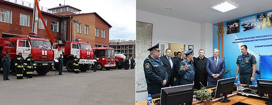 В ходе посещения Главного управления МЧС России по Республике Алтай