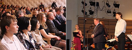 Николай Рогожкин поздравил коллектив Новосибирской специальной музыкальной школы (колледжа) с 45-летием учебного заведения