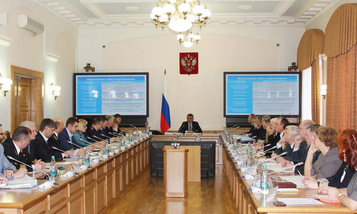 Совет о подготовке к прохождению паводка в 2017 году в регионах округа