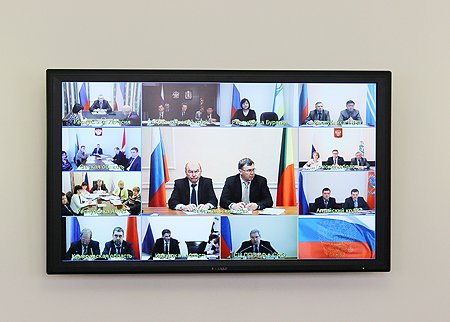 Участники видеоконференции