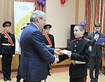 Полпред вручил паспорта гражданина Российской Федерации воспитанникам Томского кадетского корпуса
