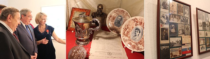 Во время осмотра выставки