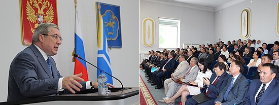 Виктор Толоконский: Наша задача – скоординировать действия по решению наиболее сложных социально-экономических проблем Республики Тыва