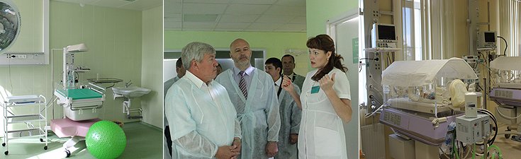 Николай Рогожкин ознакомился с работой Краевого перинатального центра