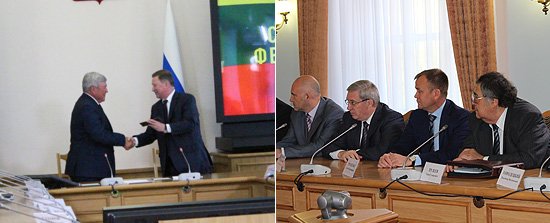 Глава Администрации Президента РФ вручил Николаю Рогожкину удостоверение полномочного представителя