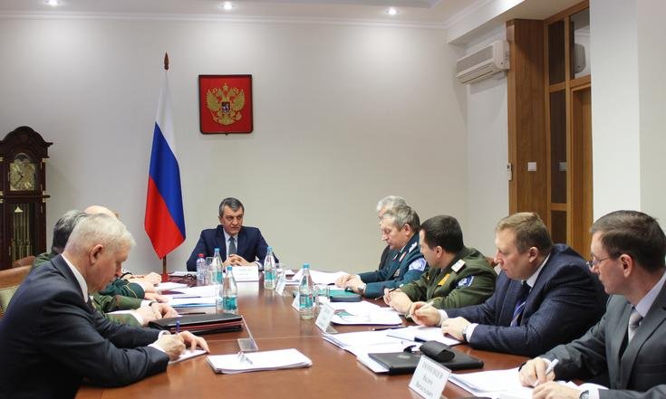 Рабочая встреча с атаманами казачьих войск