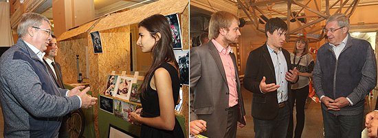 В ходе посещения Дворца молодежи