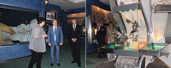 В ходе посещения Музея истории освоения и развития Норильского промышленного района