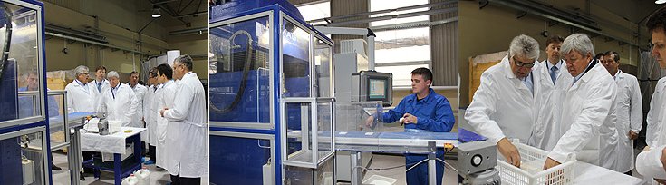 Полномочный представитель ознакомился с работой ЗАО «НЭВЗ-Керамикс»