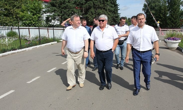 Рабочая поездка в Целинный район Алтайского края