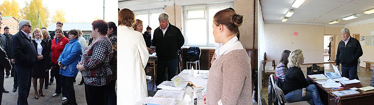 Полпред ознакомился с работой в пунктах временного размещения  выездных специалистов службы занятости и миграционной службы