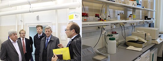 Николай Рогожкин осмотрел исследовательские лаборатории и вирусологические корпуса центра