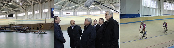 Николай Рогожкин побывал в Омском центре спортивной подготовки с отделениями велоспорта и единоборств