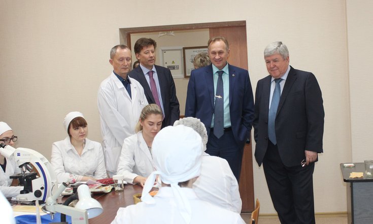 В ходе посещения Новосибирского государственного медицинского университета