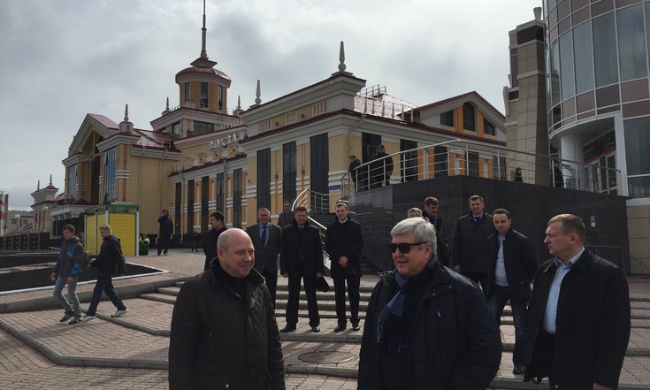 Вокзал станции «Новокузнецк» Западно-Сибирской железной дороги