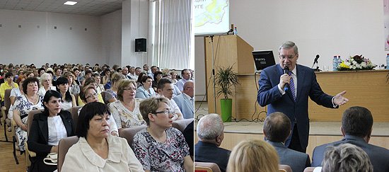 Одной из основных тем встречи с медицинской общественностью стала нехватки медицинских кадров