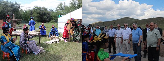 Полномочный представитель посетил туристический комплекс «Степной кочевник»