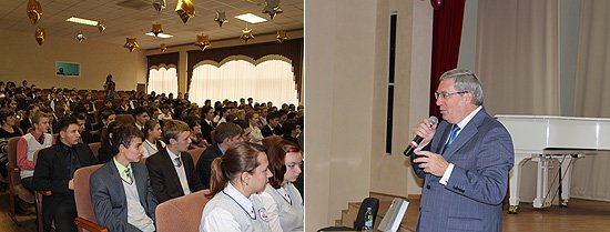 Полпред: гимназия № 11 является не только одной из лучших в городе, она была первой во многих начинаниях