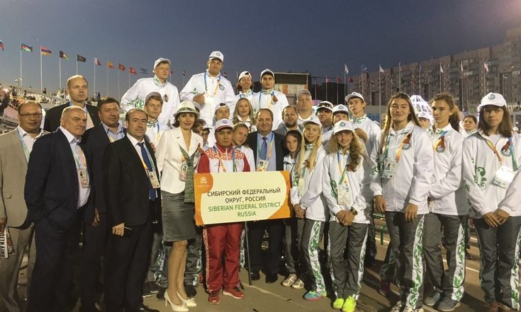 Участники игр «Дети Азии»