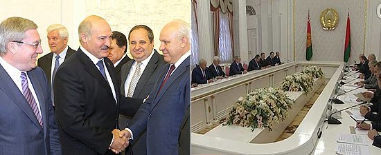 Делегация Сибирского федерального округа встретилась Президентом Республики Беларусь Александром Лукашенко