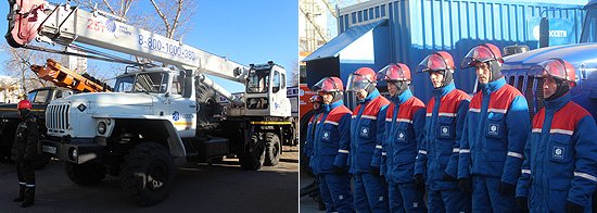 В рамках совещания работала выставка специализированной техники энергоснабжения потребителей