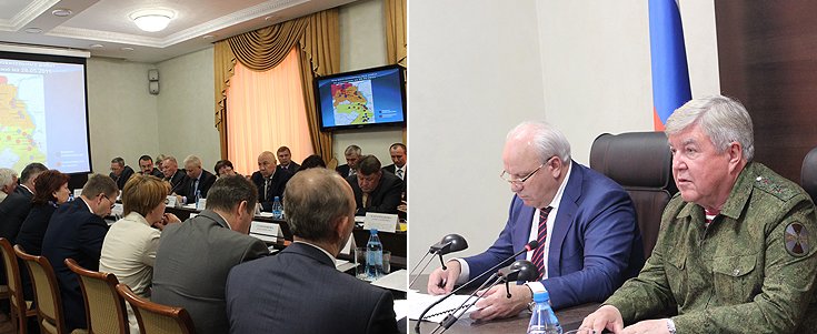 В ходе заседания штаба