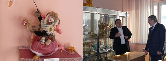 В ходе осмотра тематических кабинетов