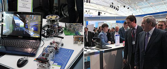 Виктор Толоконский осмотрел выставку разработок молодых ученых