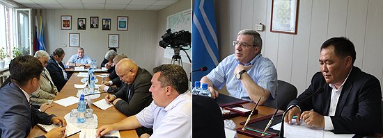 Во время совещания в администрации Чеди-Хольского кожууна