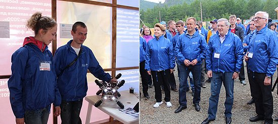 Полномочный представитель осмотрел выставку инновационных проектов