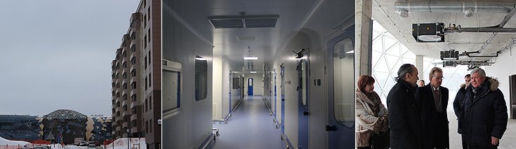 Cтроящееся здание Центра коллективного доступа Биотехнопарка