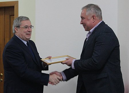 Полномочный представитель поблагодарил тренерский штаб и руководство клуба за проведенную работу