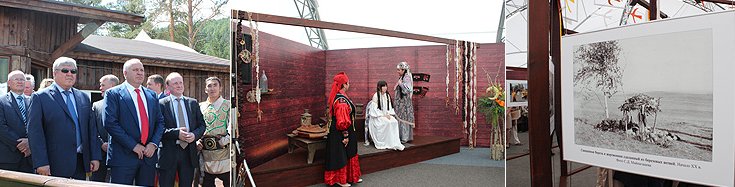 Во время осмотра экспозиции форума