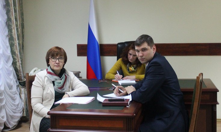 Участники окружного совещания