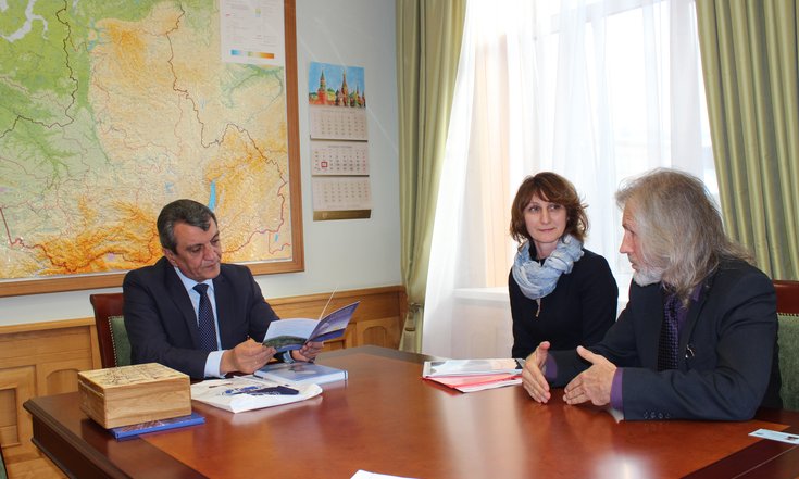 Встреча с представителями Томского областного отделения Всероссийской общественной организации «Русское географическое общество»