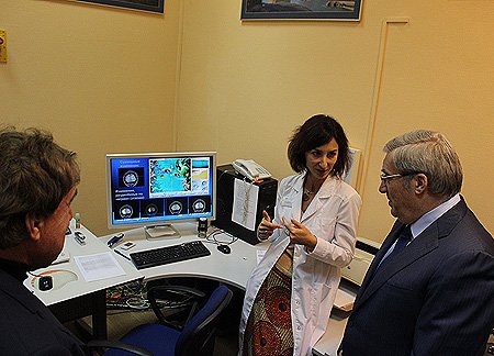 В ходе посещения томографического центра