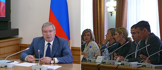 В ходе встречи представители региональных отделений МГЕР рассказали полпреду об идеях и проектах на своих территориях