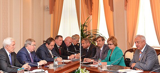 Виктор Толоконский встретился с премьер-министром Республики Беларусь Михаилом Мясниковичем