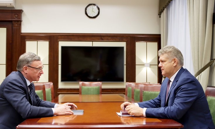 Встреча А.Бурков