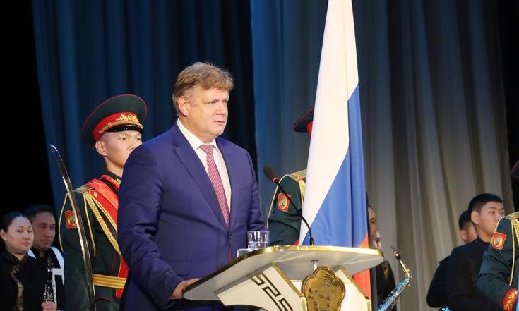 Торжества по поводу 80-летия добровольного вхождения Тувинской Народной Республики в состав Союза Советских Социалистических Республик