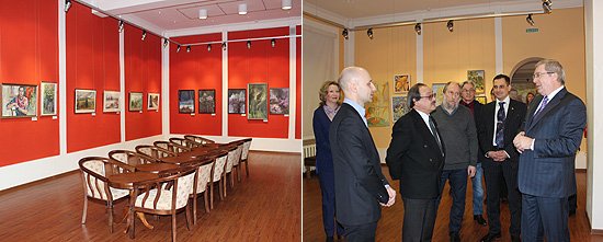 Выставка проходит в  Городском центре изобразительных искусств г. Новосибирска с 6 по 16 марта в рамках мероприятий, посвященных Году культуры в России