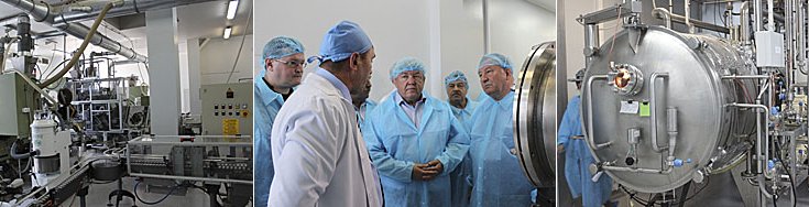 Полпред ознакомился с производством ЗАО «Эвалар»