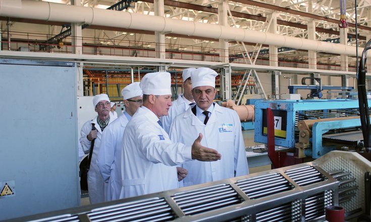 Посещение ПАО "Новосибирский завод химконцентратов"