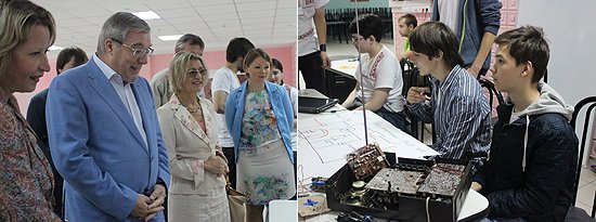 Полномочный представитель ознакомился с проектами участников летней школы «Лаборатория Z»