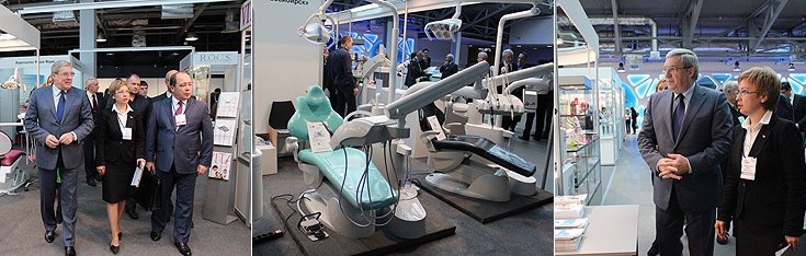 Полномочный представитель осмотрел экспозицию выставки SibExpoDent