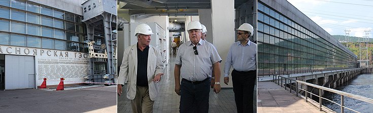 Полномочный представитель побывал на Красноярской гидроэлектростанции