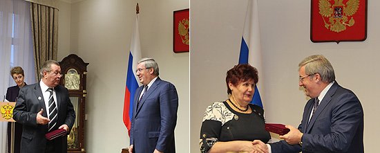 Почетные звания заслуженных работников Российской Федерации присвоены Сергею Зайко, Любови Эрмиль