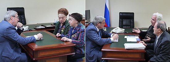 в ходе приема граждан