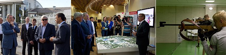 Полномочный представитель посетил спортивный комплекс «Академия биатлона»